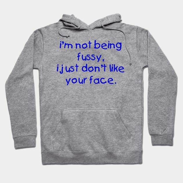 Fussy Boy Hoodie by PopCultureShirts